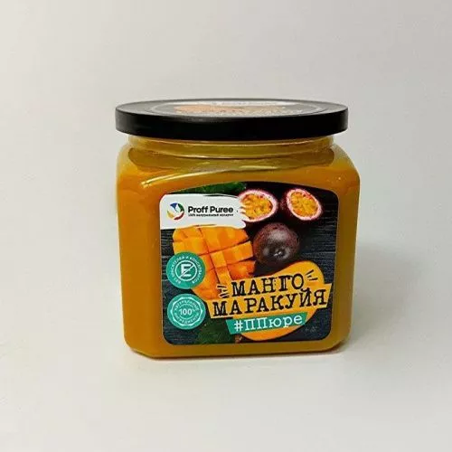 Пюре замороженное Манго-Маракуйя Proff Puree, 500г