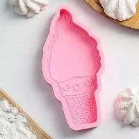Силиконовая форма "Мороженка" 15*7,5*2см