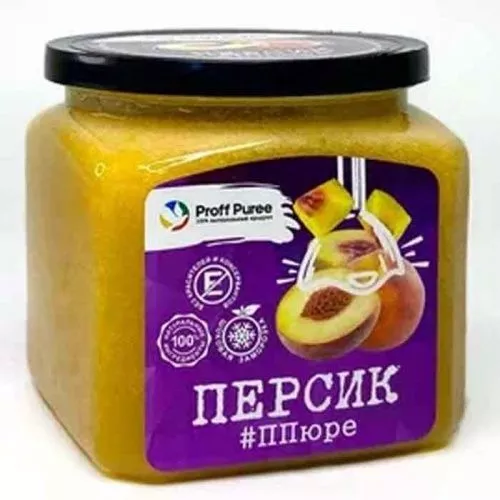 Пюре замороженное Персик Proff Puree, 500г Пюре замороженное Персик Proff Puree, 500г