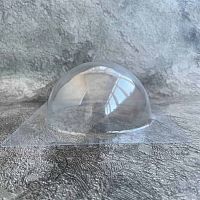 Пластиковая форма для шоколада "Полусфера" (торт - бомба), d-15см, h-7,5см