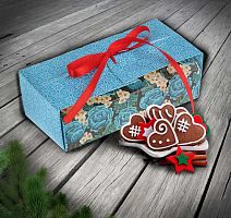 Коробка для сладостей "Цветочная фантазия" 15х7х5см
