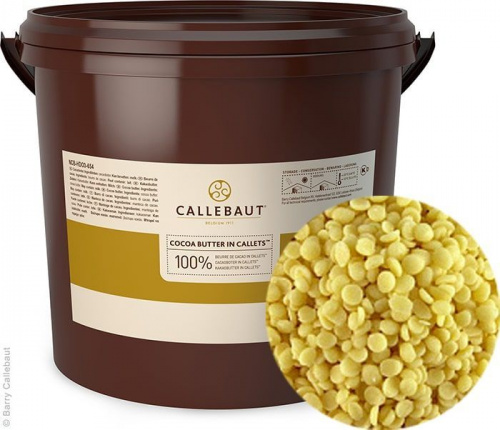 Какао масло в каллетах Callebaut, 100г