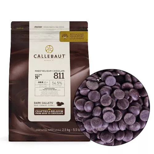 Шоколад Каллебаут Callebaut Темный 54,5%, 200г Шоколад Каллебаут Callebaut Темный 54,5%, 200г